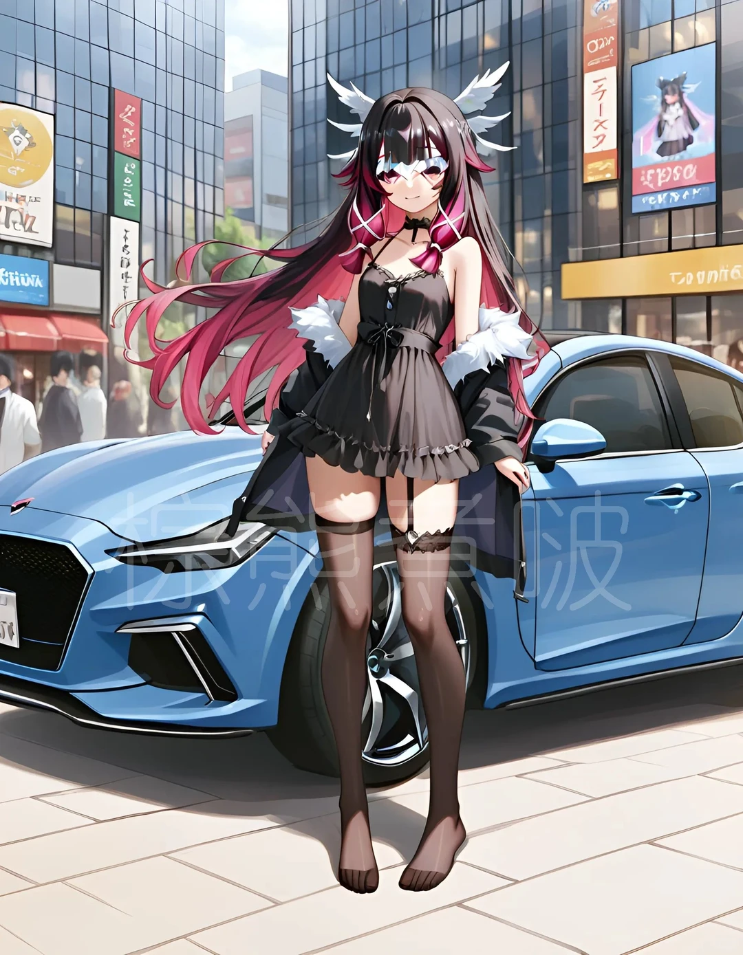 月之少女，哥伦比娅当车模