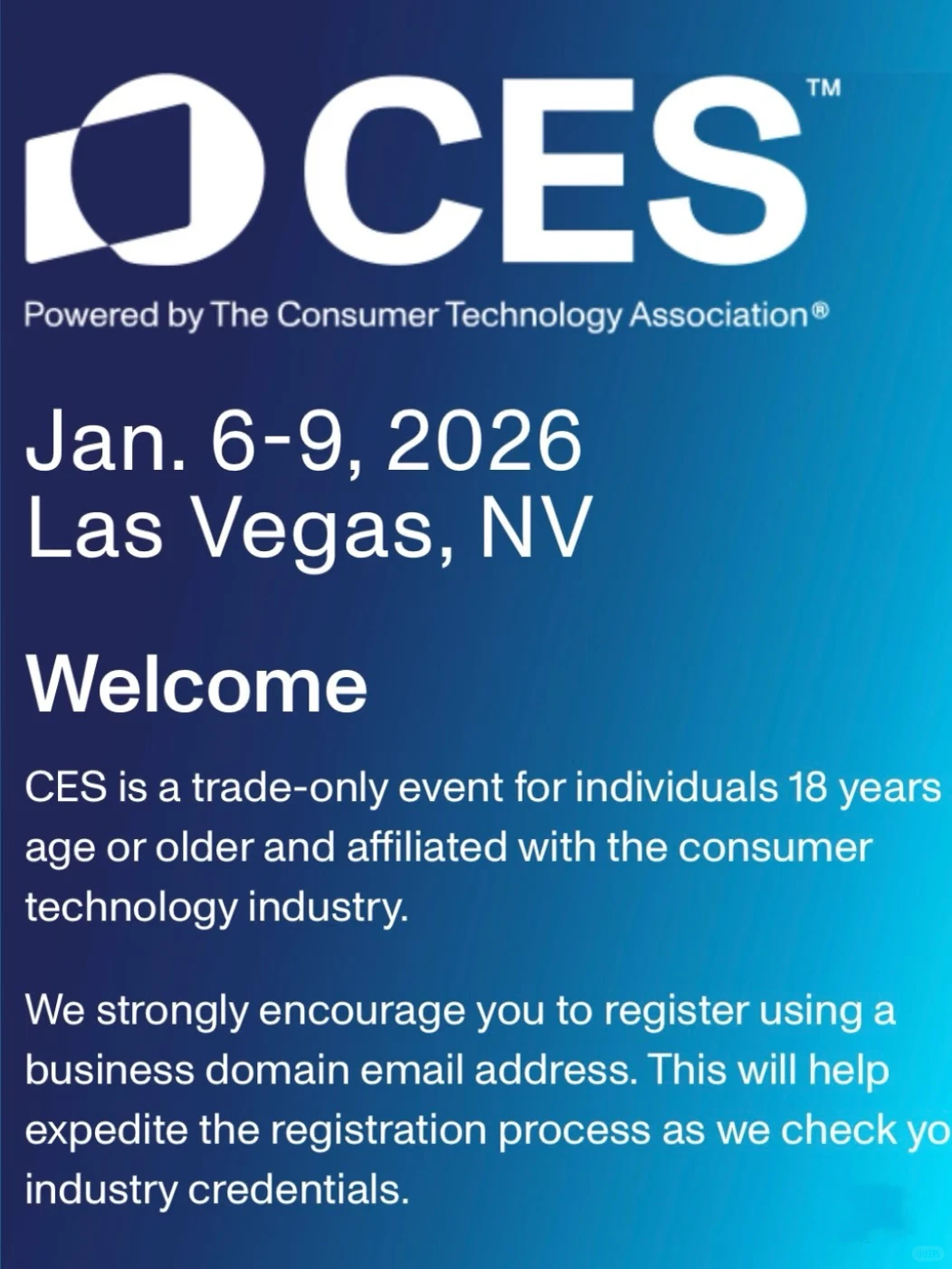 你值得知道的CES信息来了！