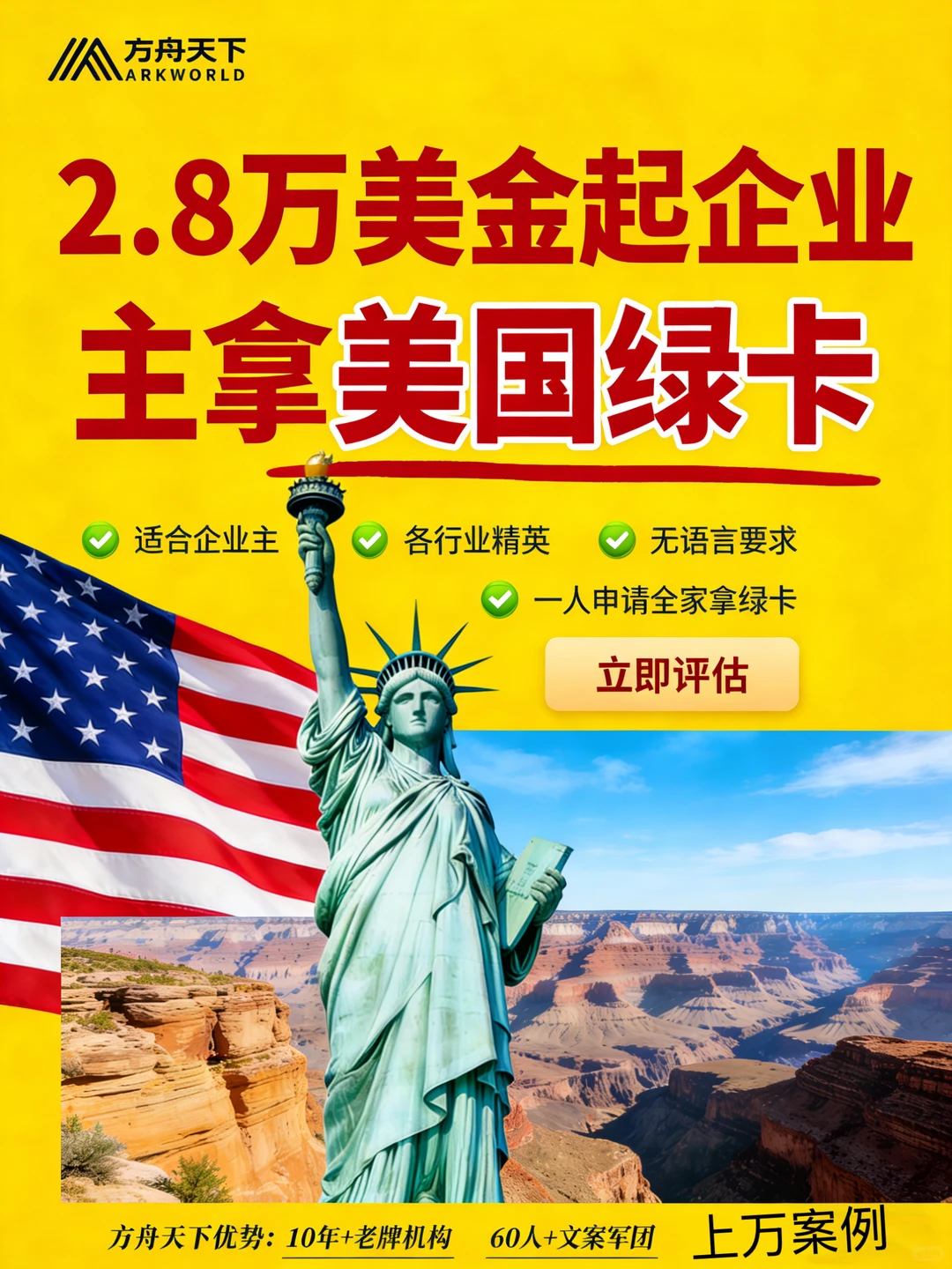 2.8万美金起｜企业主拿美国绿卡专属通道⬇️