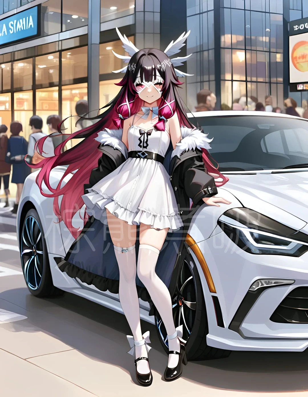 月之少女，哥伦比娅当车模