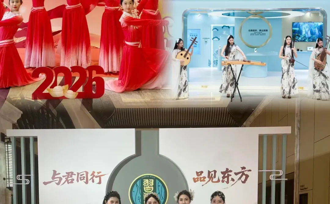 长沙：礼仪模特舞蹈乐队外籍拍摄古风民乐