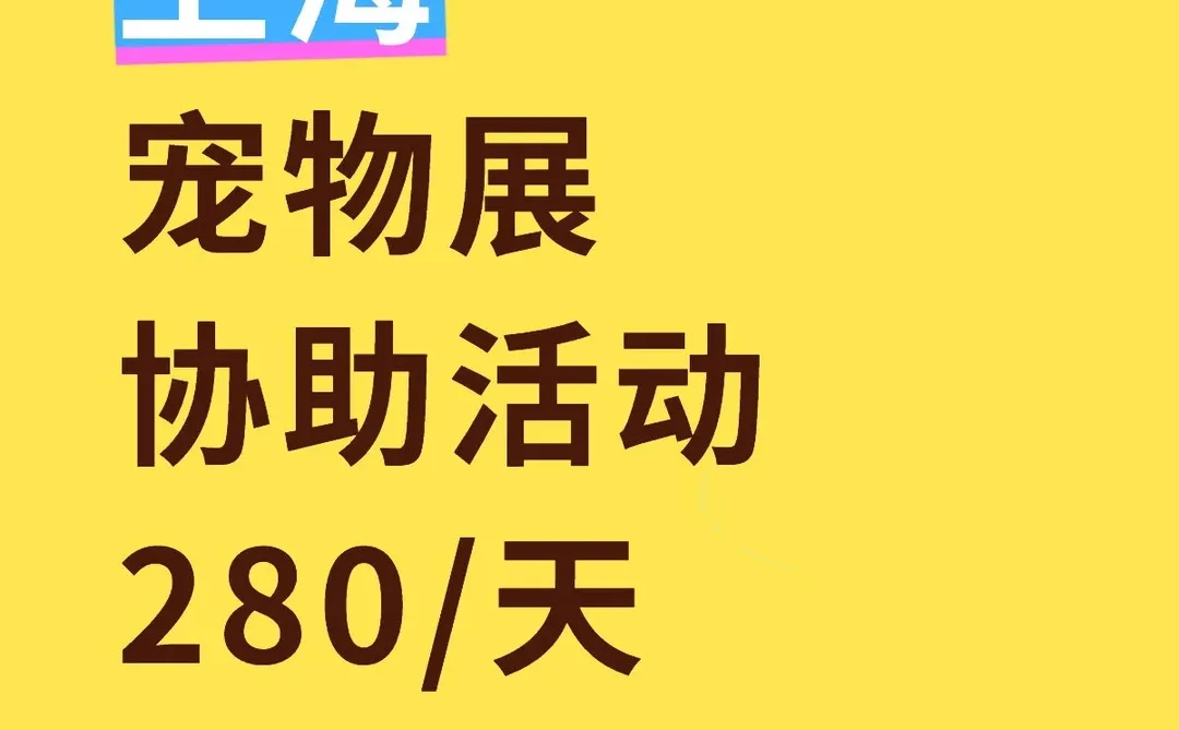 上海宠物展协助