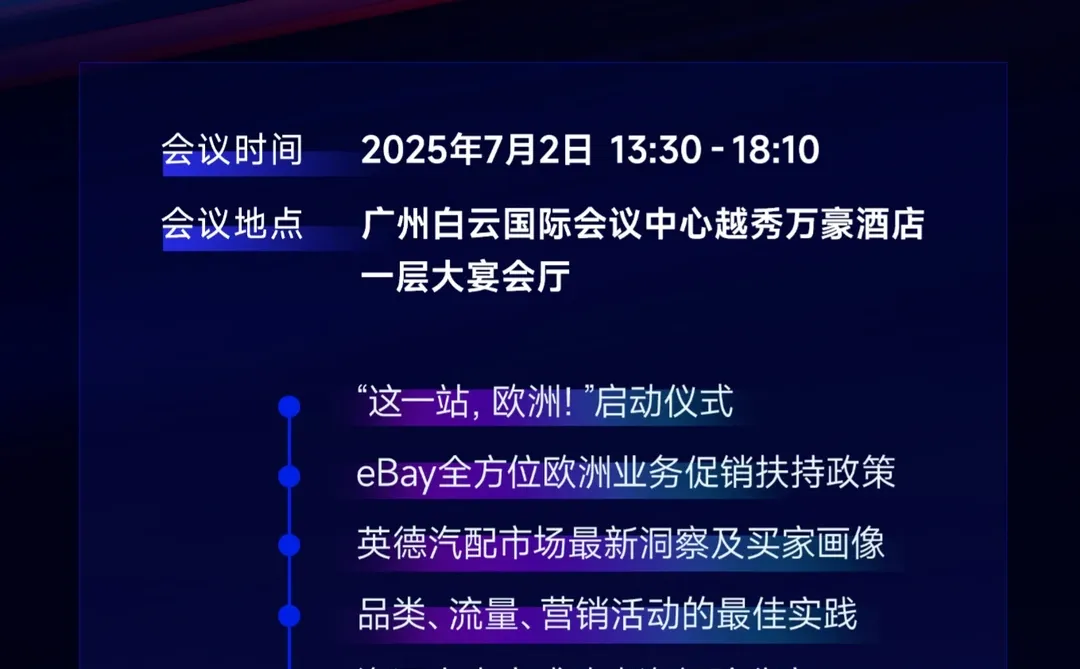 7月2日eBay汽摩配大会