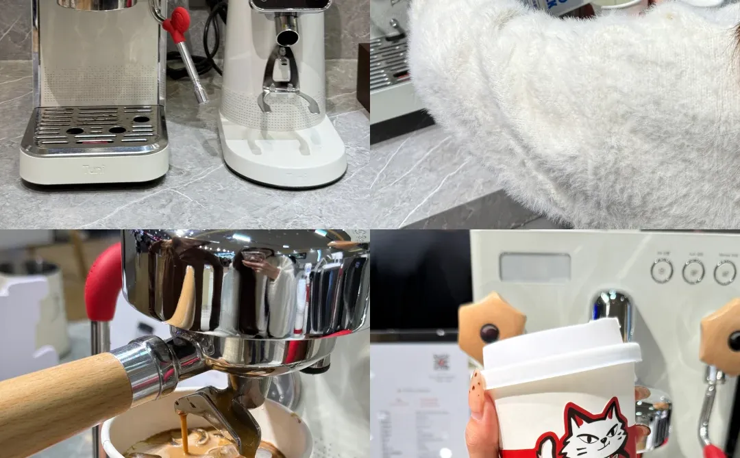 在深圳咖啡展❗️终于喝上亲手做的咖啡啦☕️