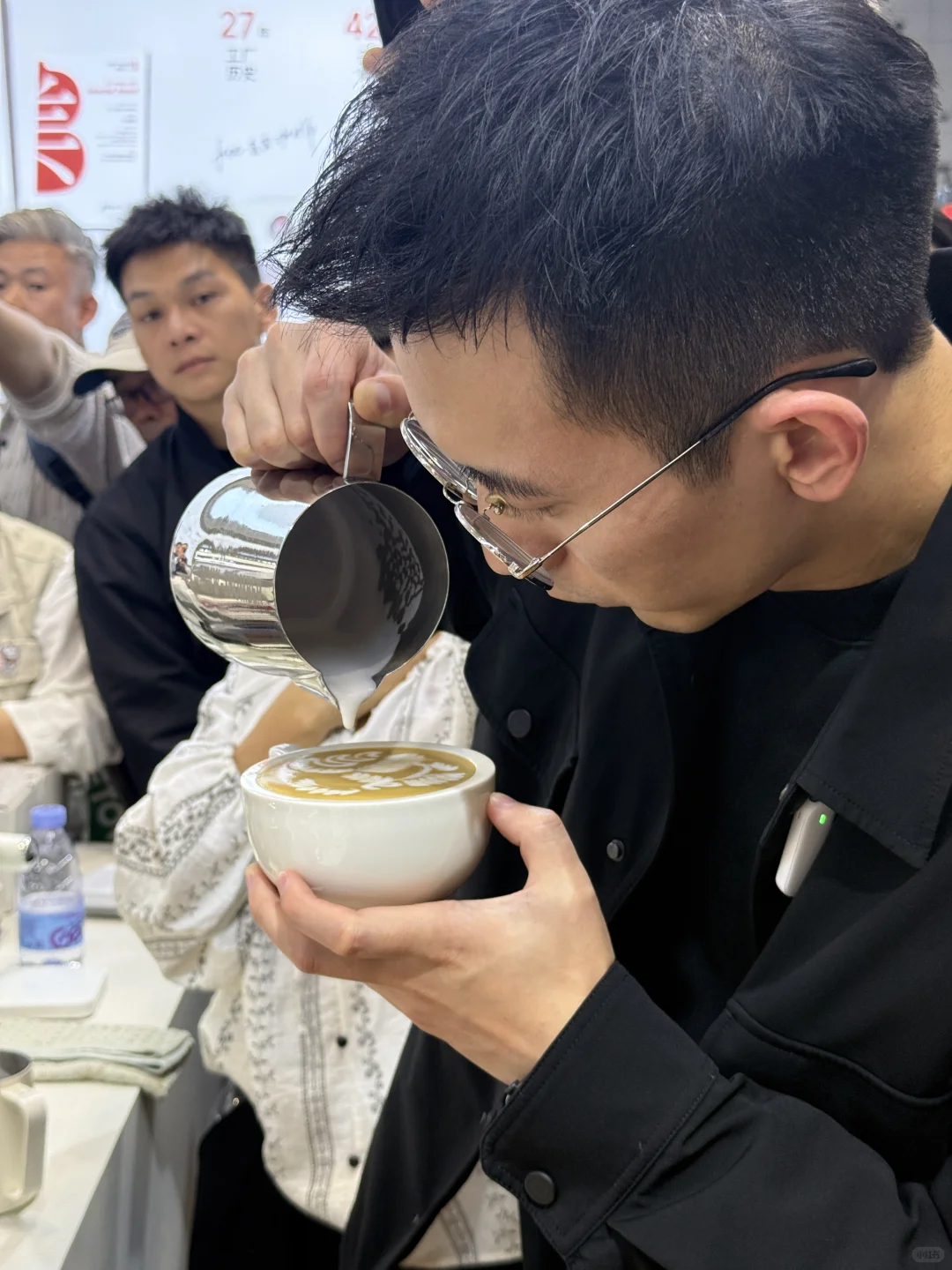 在深圳咖啡展❗️终于喝上亲手做的咖啡啦☕️