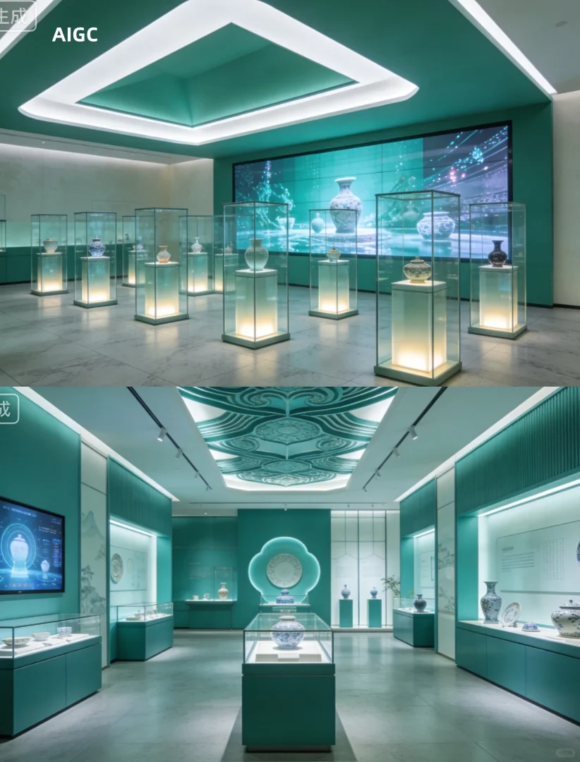 陶瓷文化展览·展览设计 | 主题展厅展示