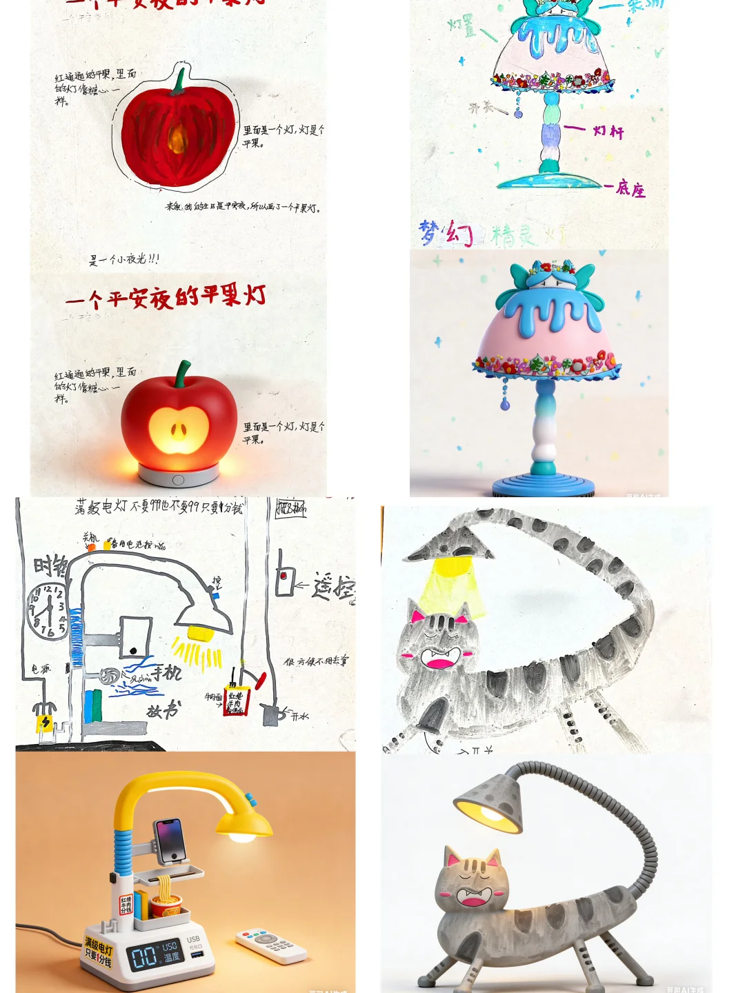 作品展：创意台灯设计展✨