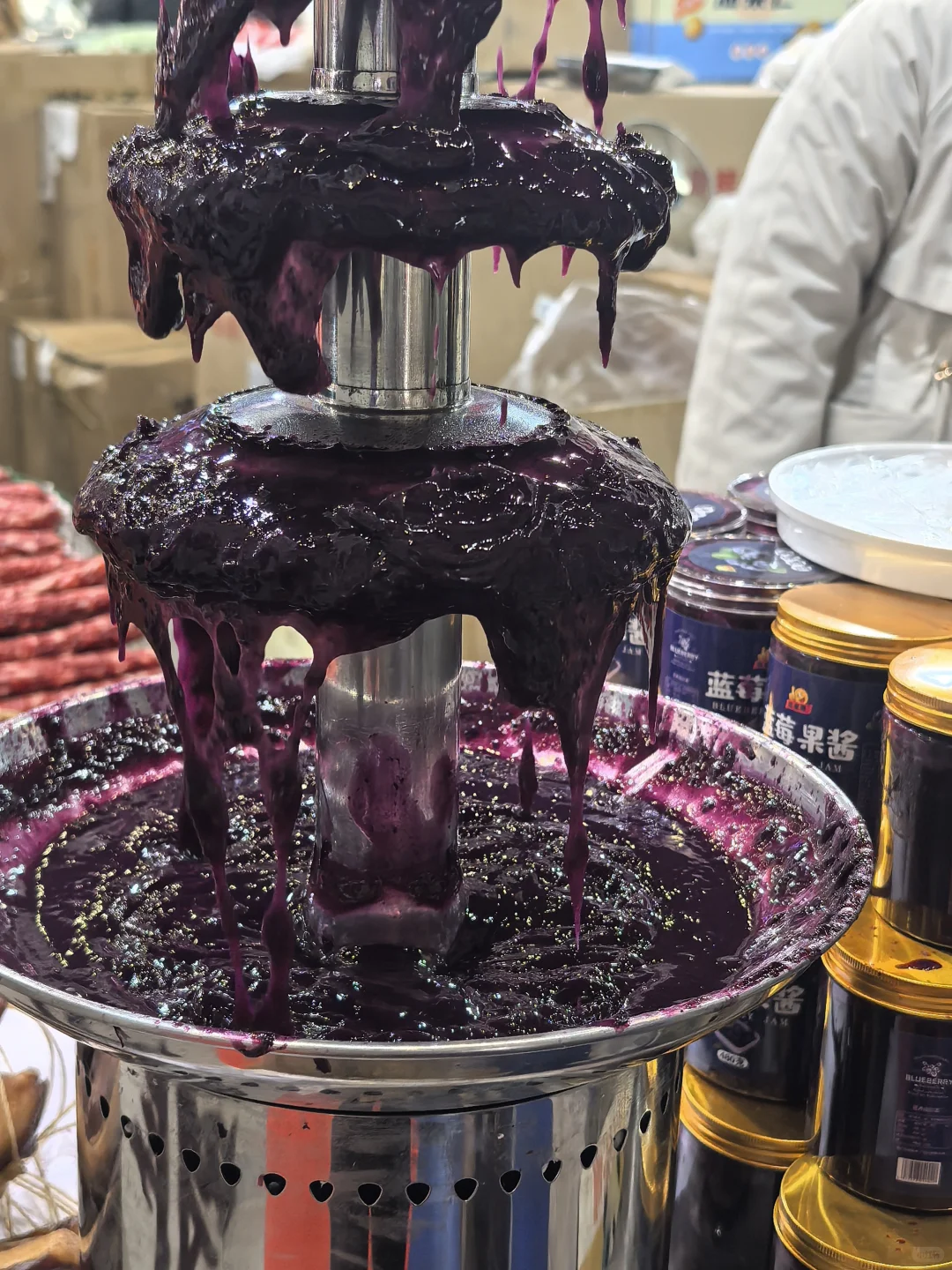 在淮安进出口商品博览会吃饱了！