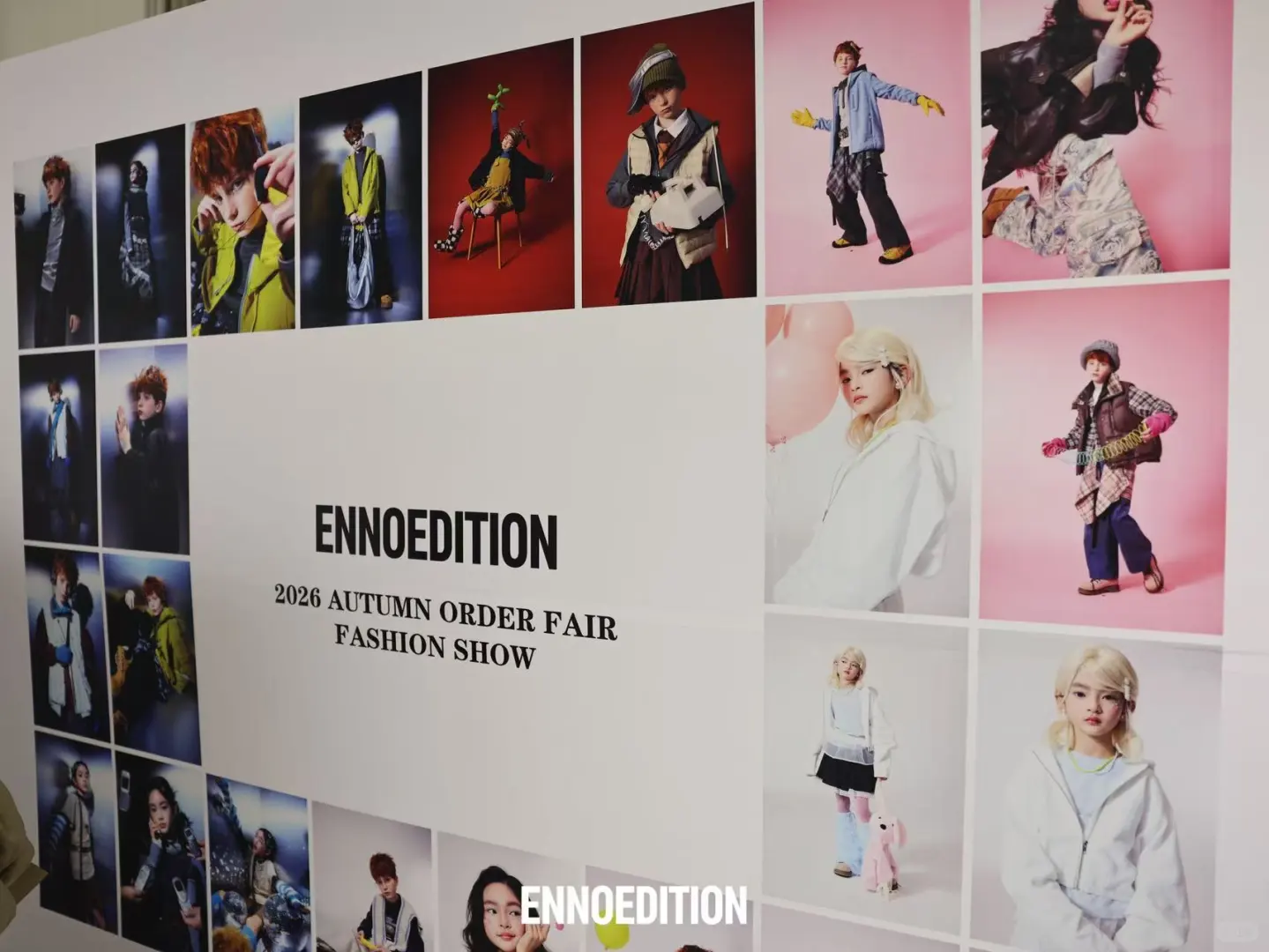 哇～好有氛围感的展台呀！?