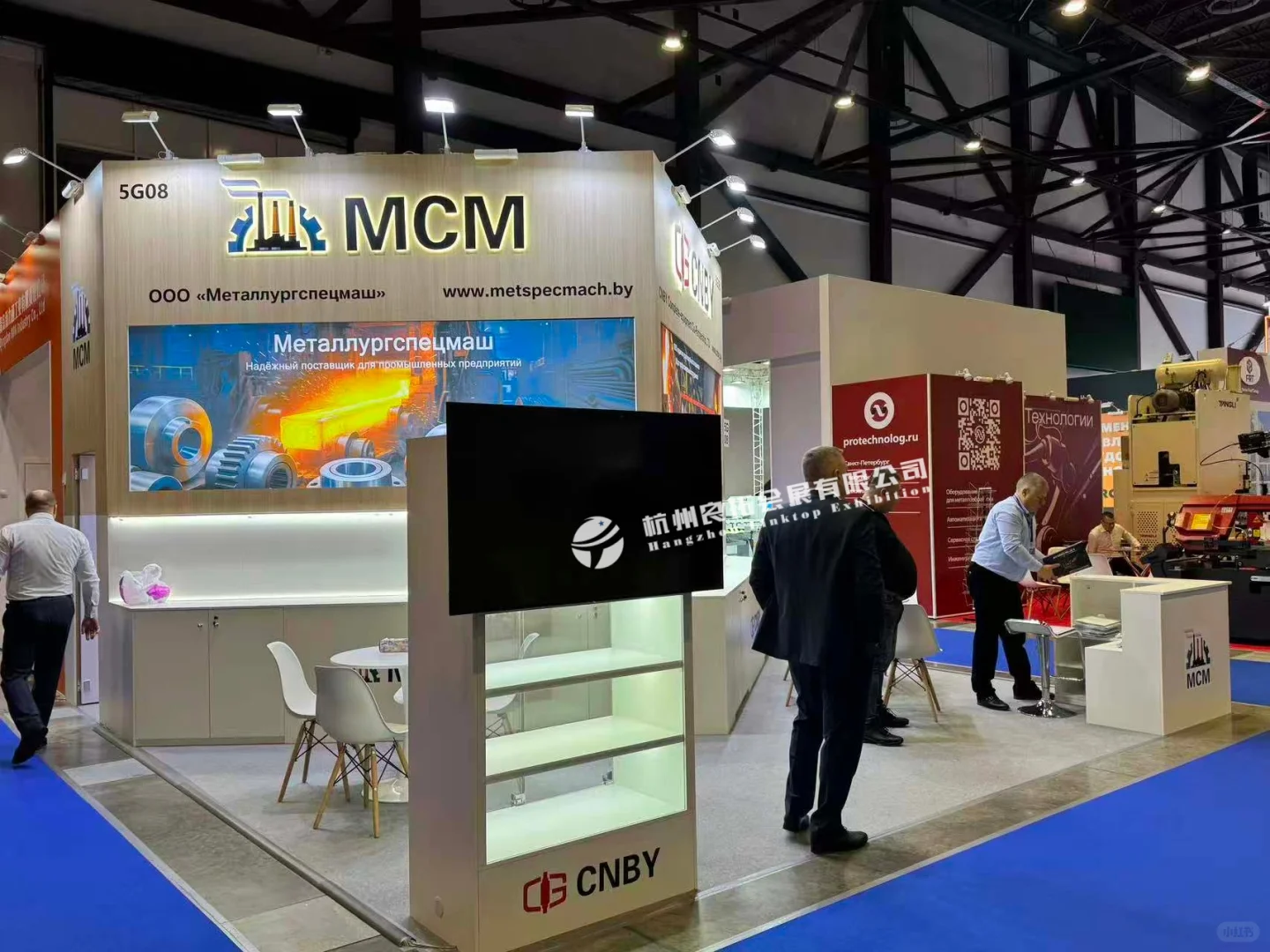 俄罗斯圣彼得堡展台搭建 | 冶金展案例分享