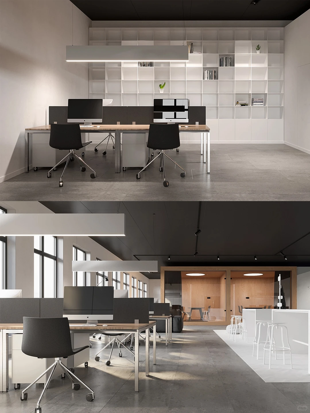 谁上班能拒绝这种办公室啊！极简党狂喜✨