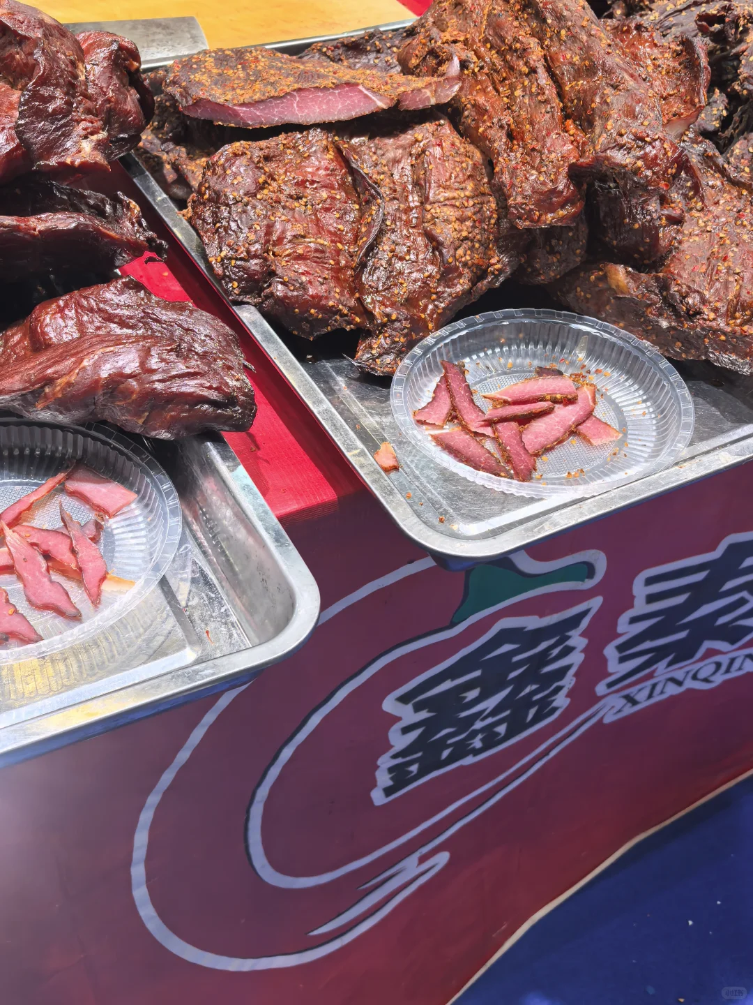 在淮安进出口商品博览会吃饱了！