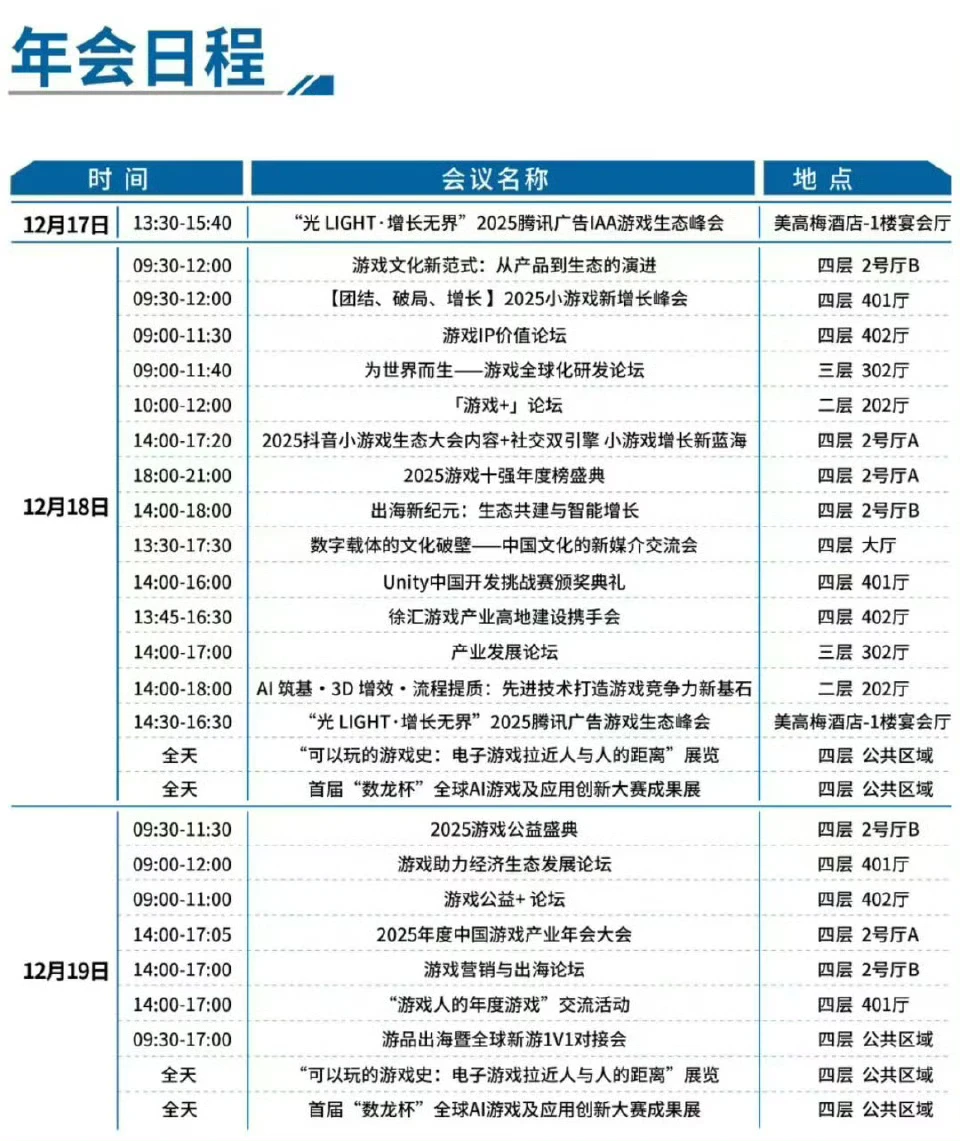 2025中国游戏产业年会