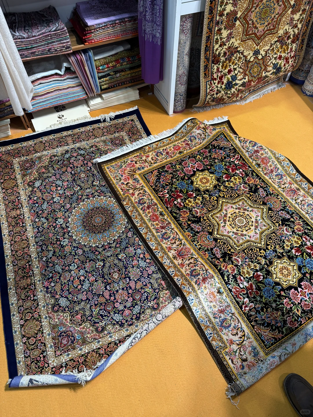 波光粼粼的波斯地毯