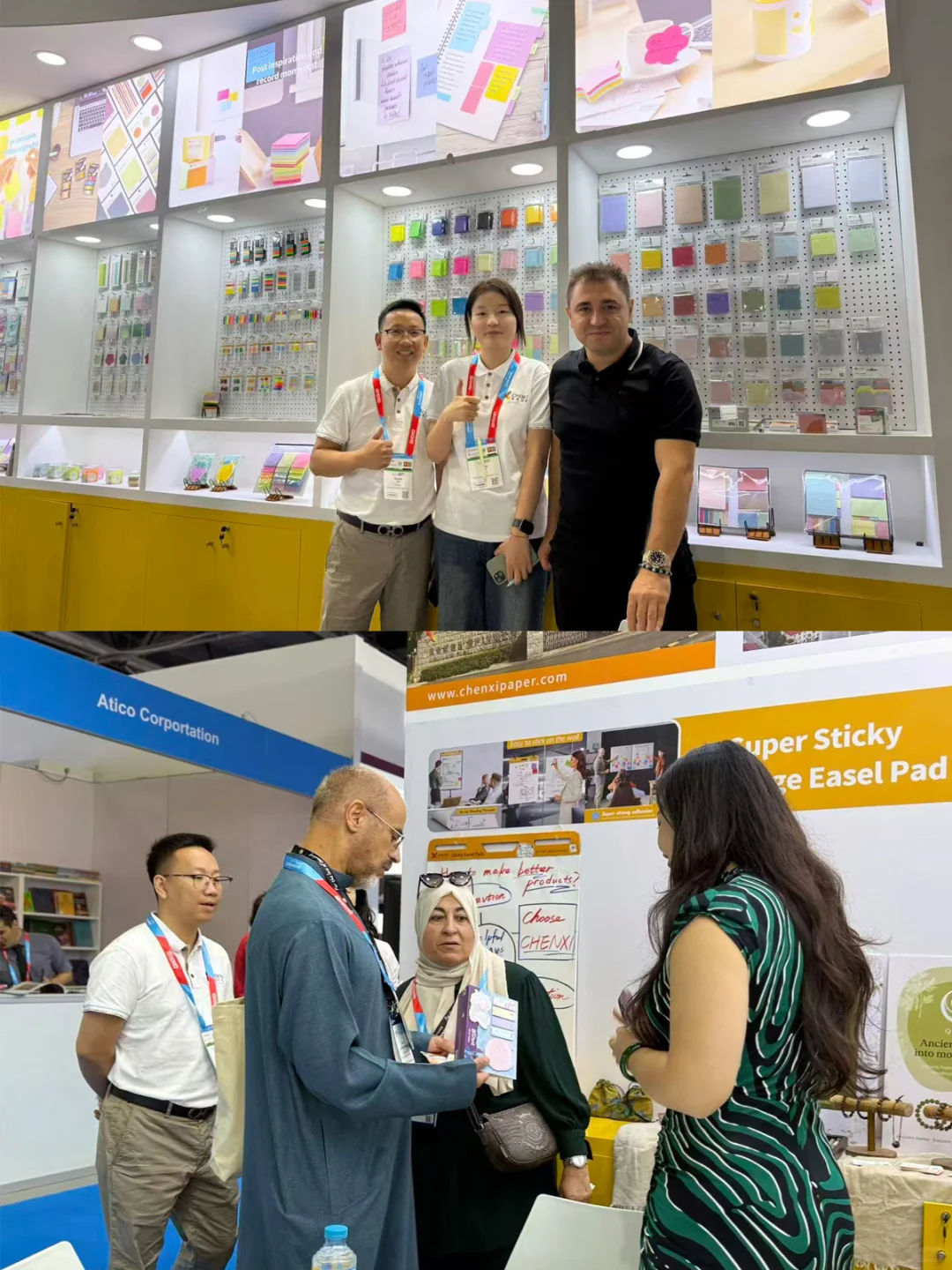 晨希便利贴，亮相迪拜办公用品展