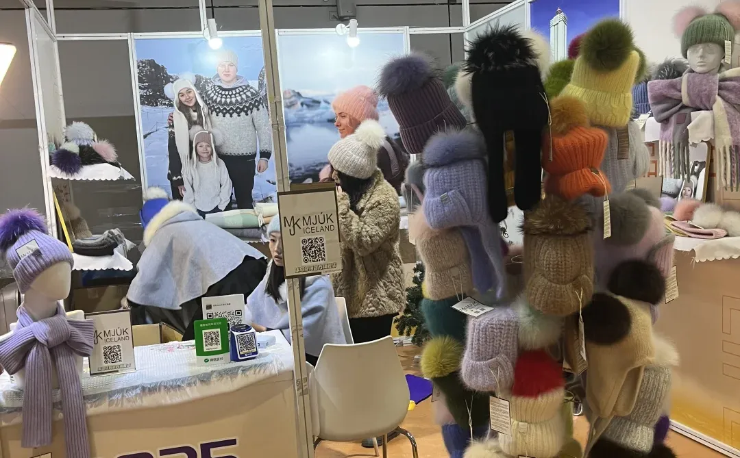 进博优品会冰岛帽子