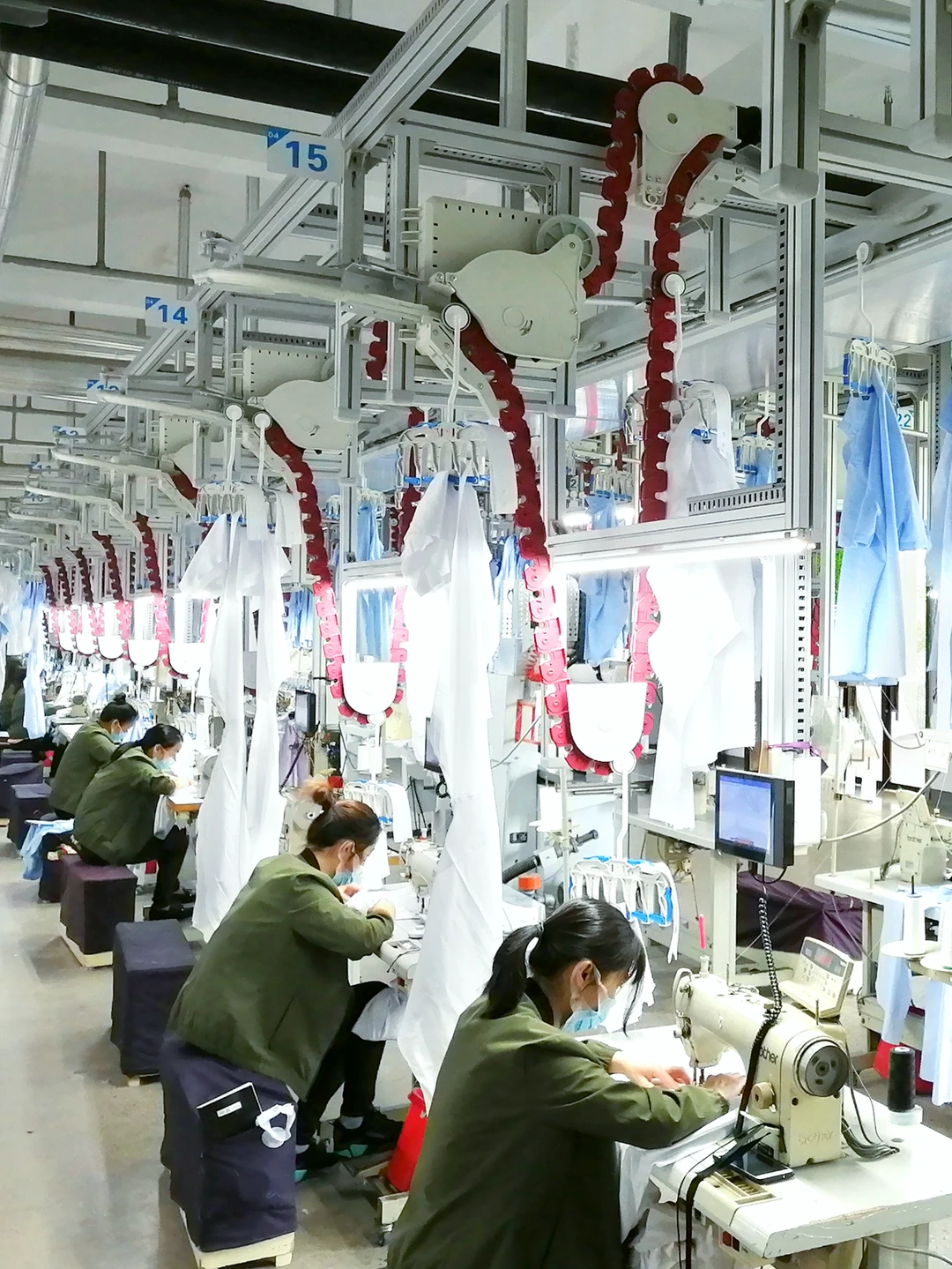 这么干净整洁的服装厂，强迫症看了极度舒适