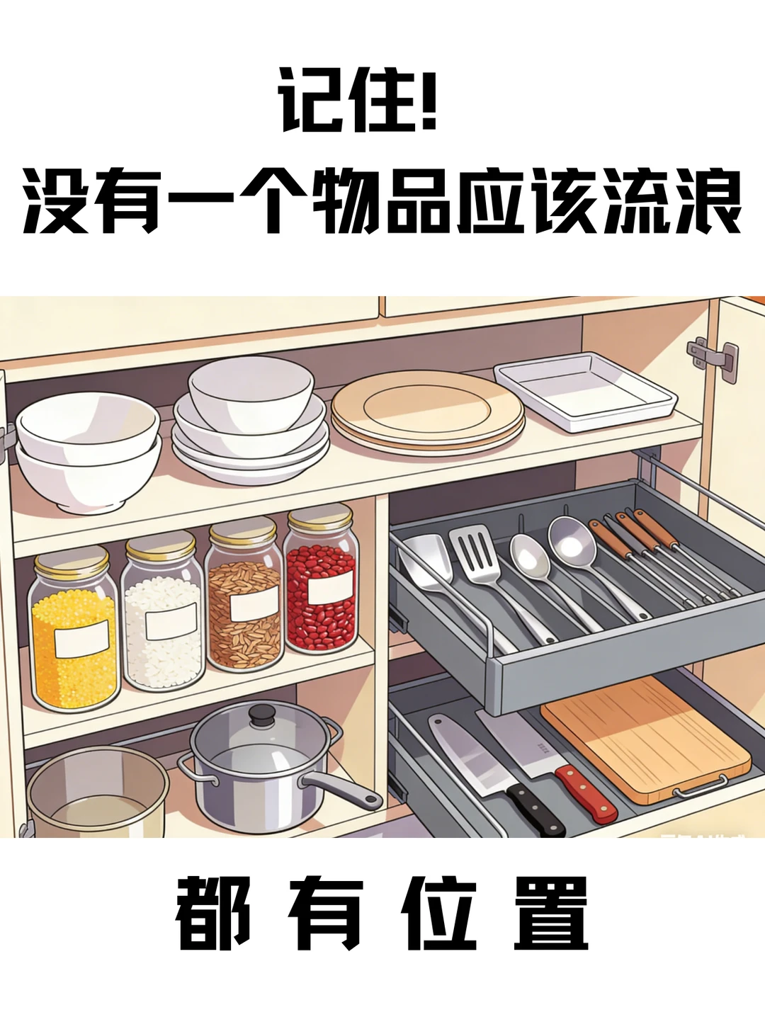 INFJ的厨房整理术：万物皆有定位图