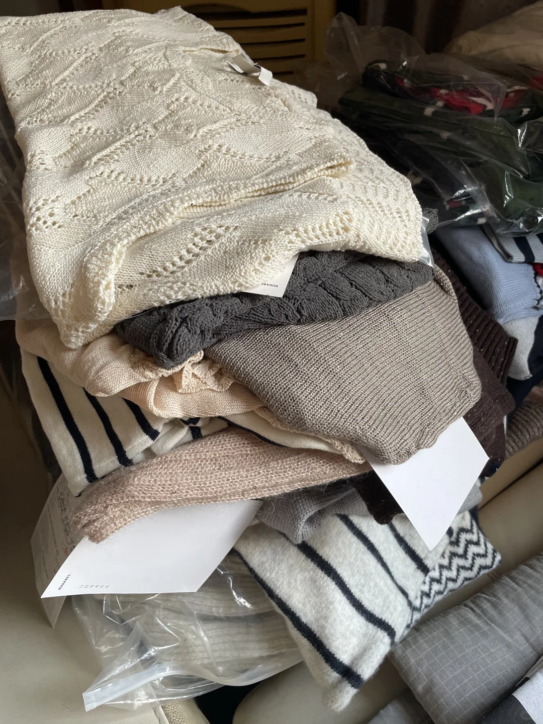 江苏南通毛衫外贸工厂 库存