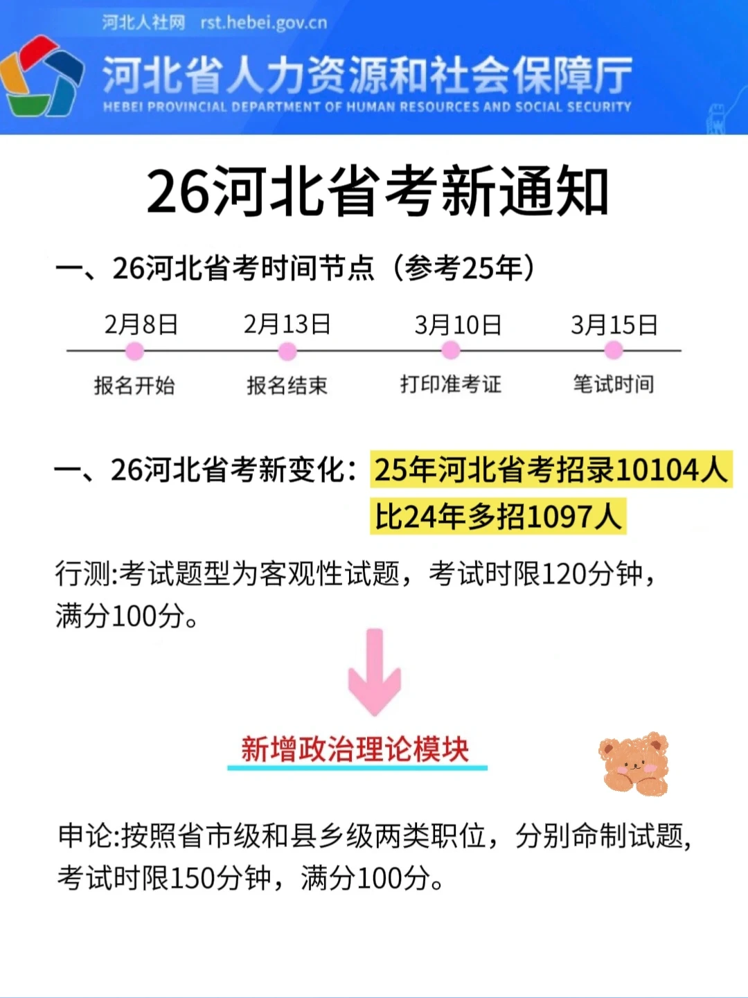 大上午的，河北省考通知大家都收到了吧