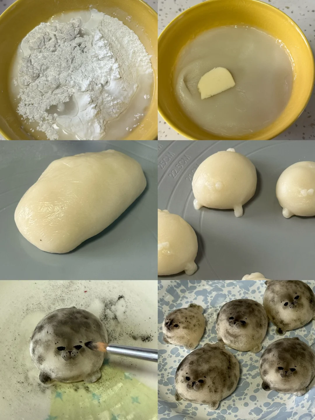 审美积食｜海豹黄豆粉糯米糍