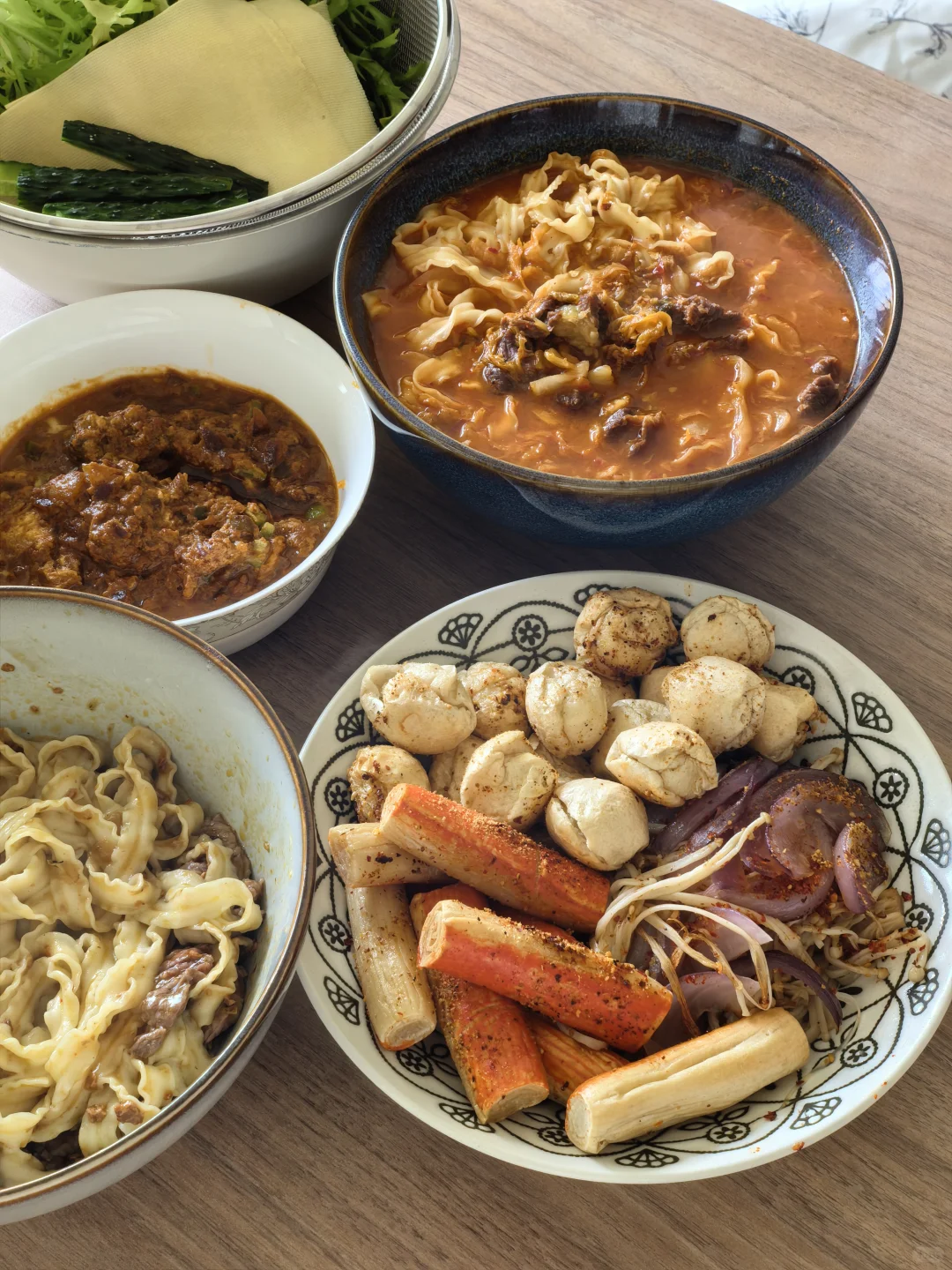 两个人每天只吃一顿饭的日常