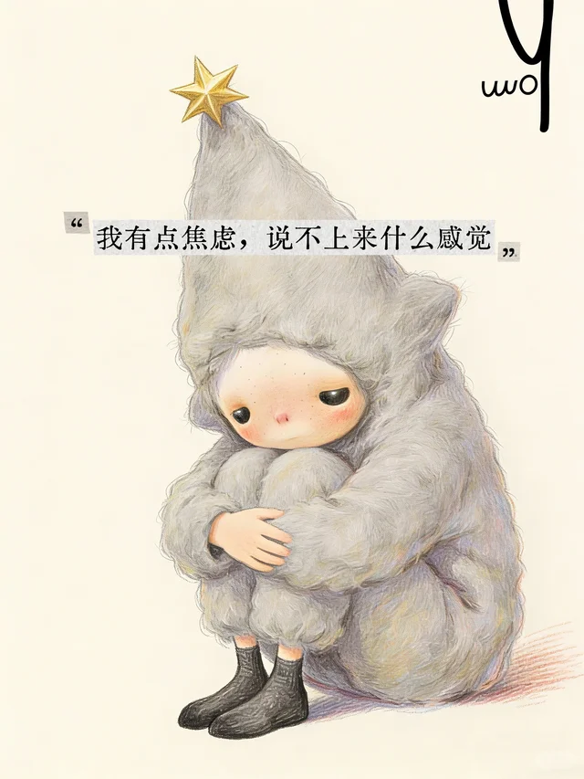 “我裹得很暖” “指尖勾了勾帽子上的星星