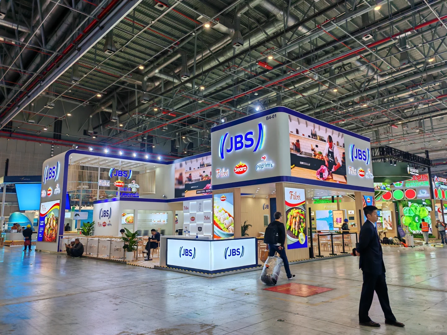 完了逛不完~第七届进博会最后的布展情况