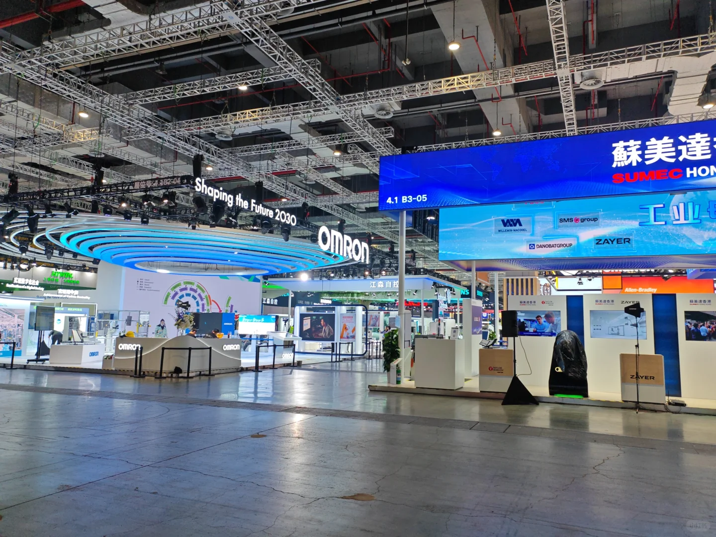 完了逛不完~第七届进博会最后的布展情况