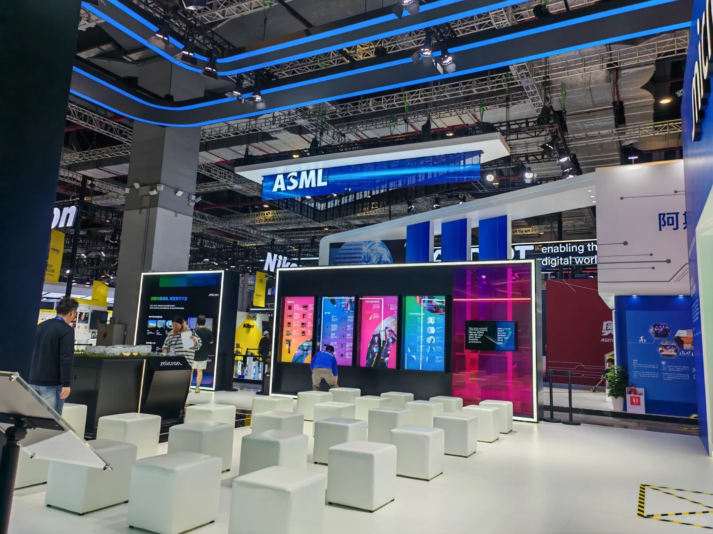 完了逛不完~第七届进博会最后的布展情况