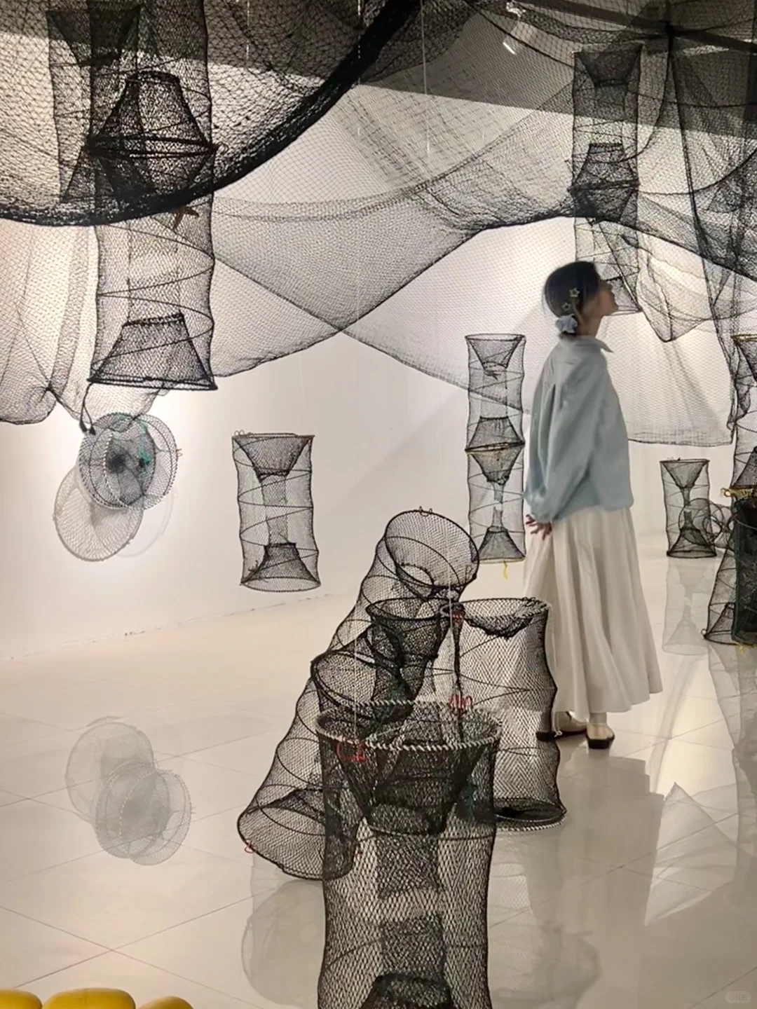 深圳福田?美术馆新展|蓝色地平线人超少?