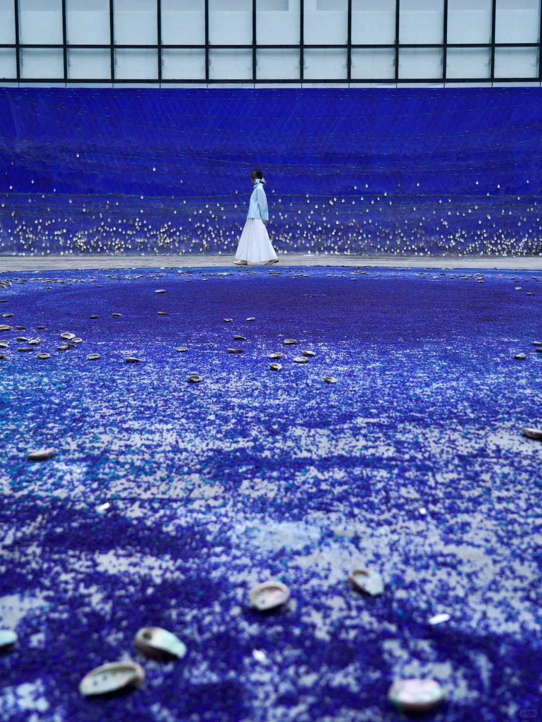 深圳福田?美术馆新展|蓝色地平线人超少?