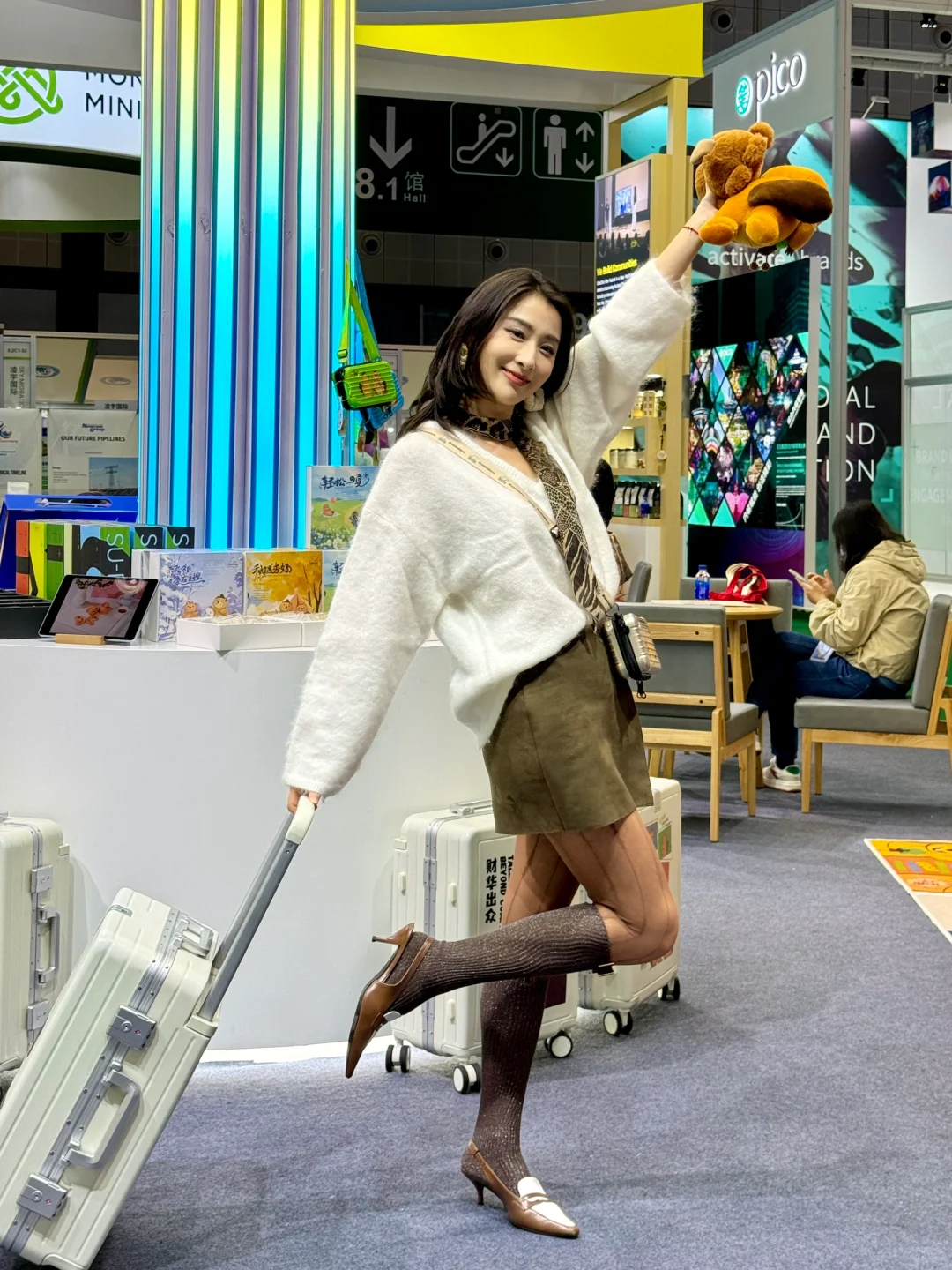 今日份展会收获一枚小可爱