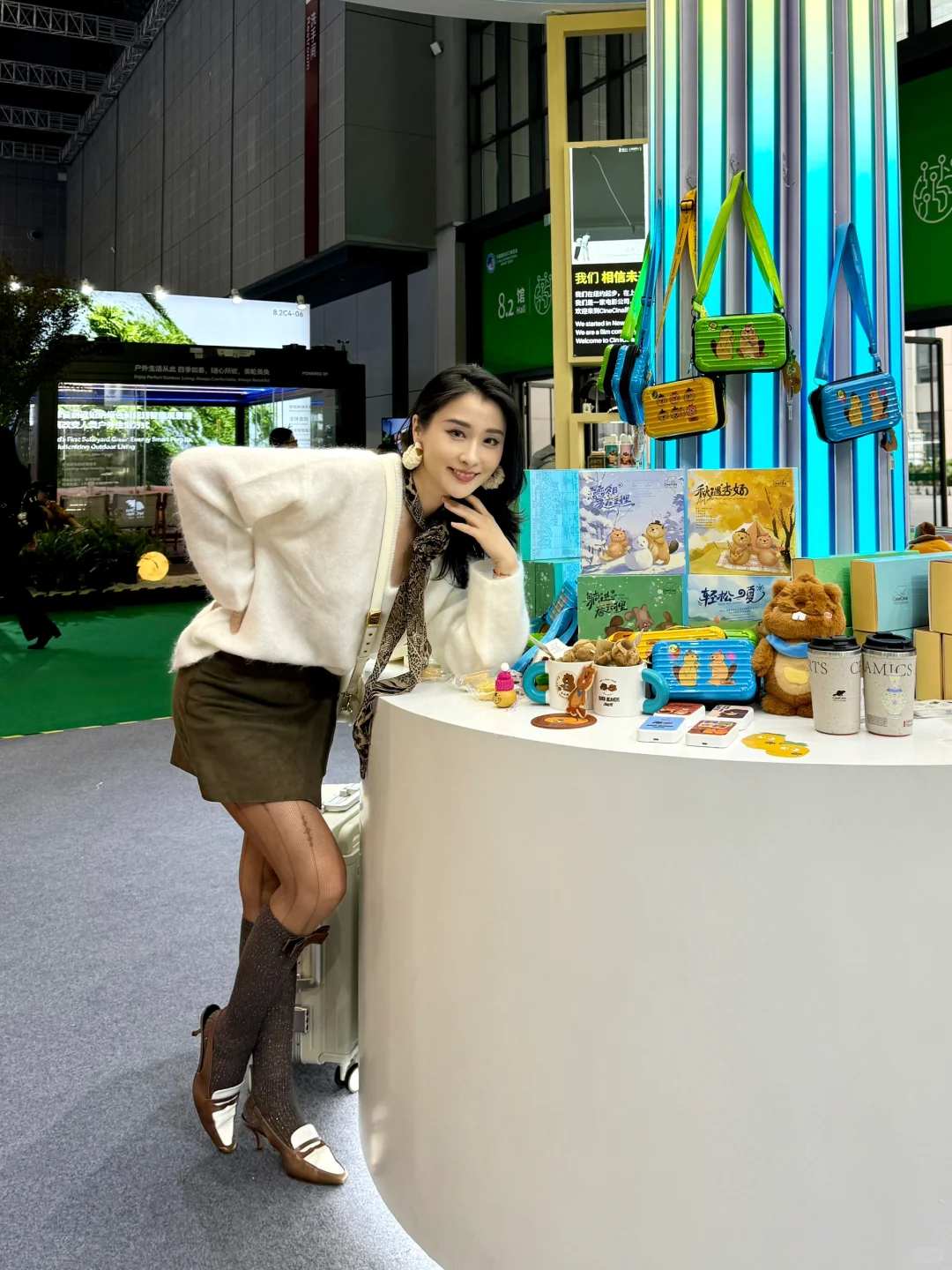 今日份展会收获一枚小可爱