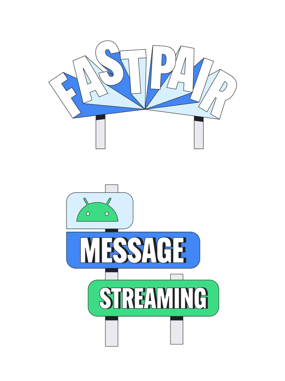 大型科技展会街道标识