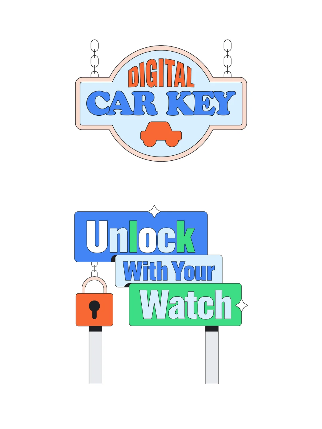 大型科技展会街道标识