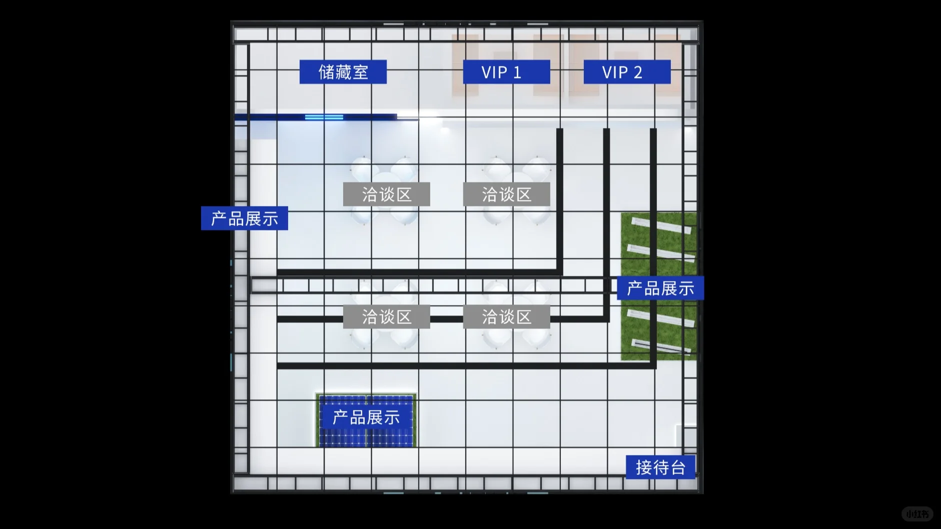 光伏展分享|简洁框架打造高效展示空间