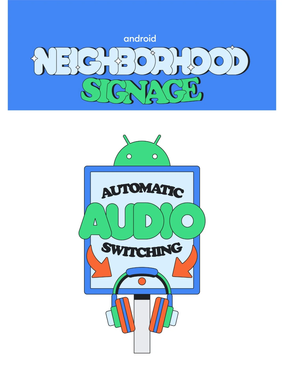 大型科技展会街道标识