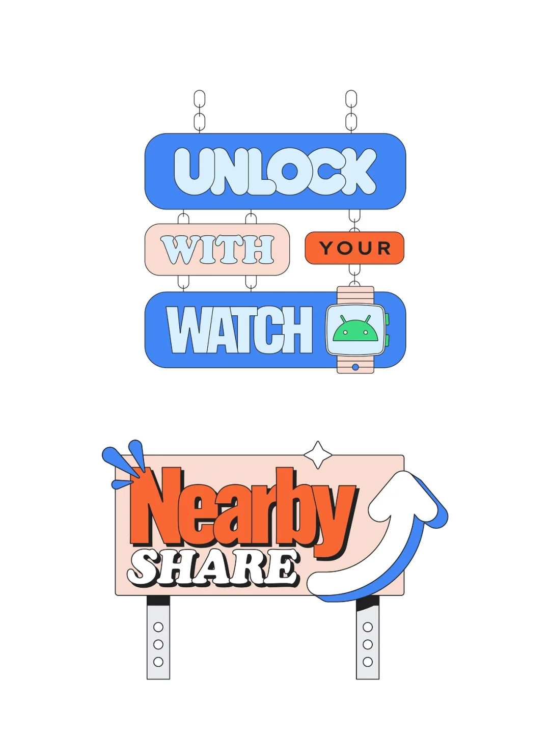 大型科技展会街道标识