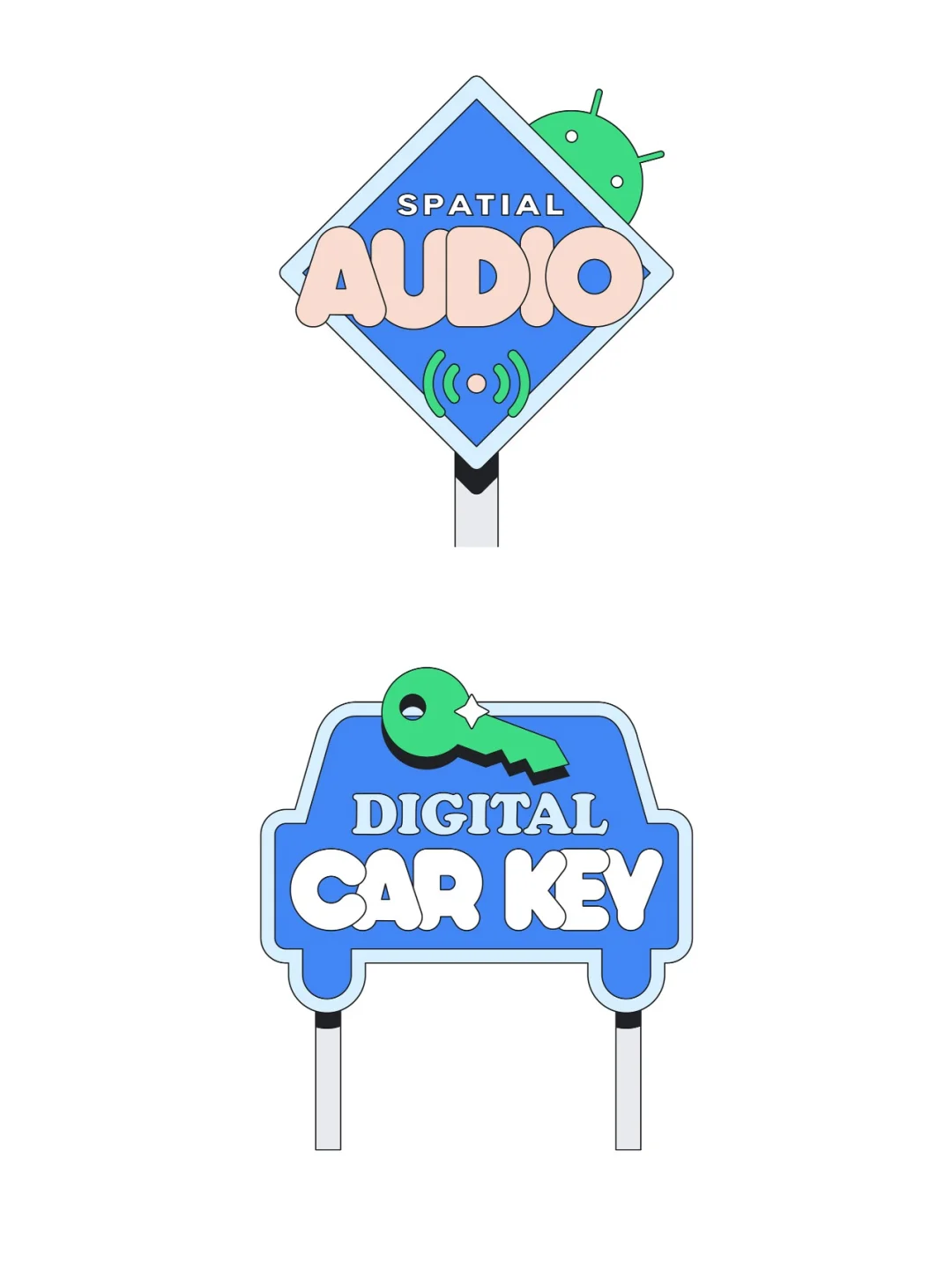 大型科技展会街道标识