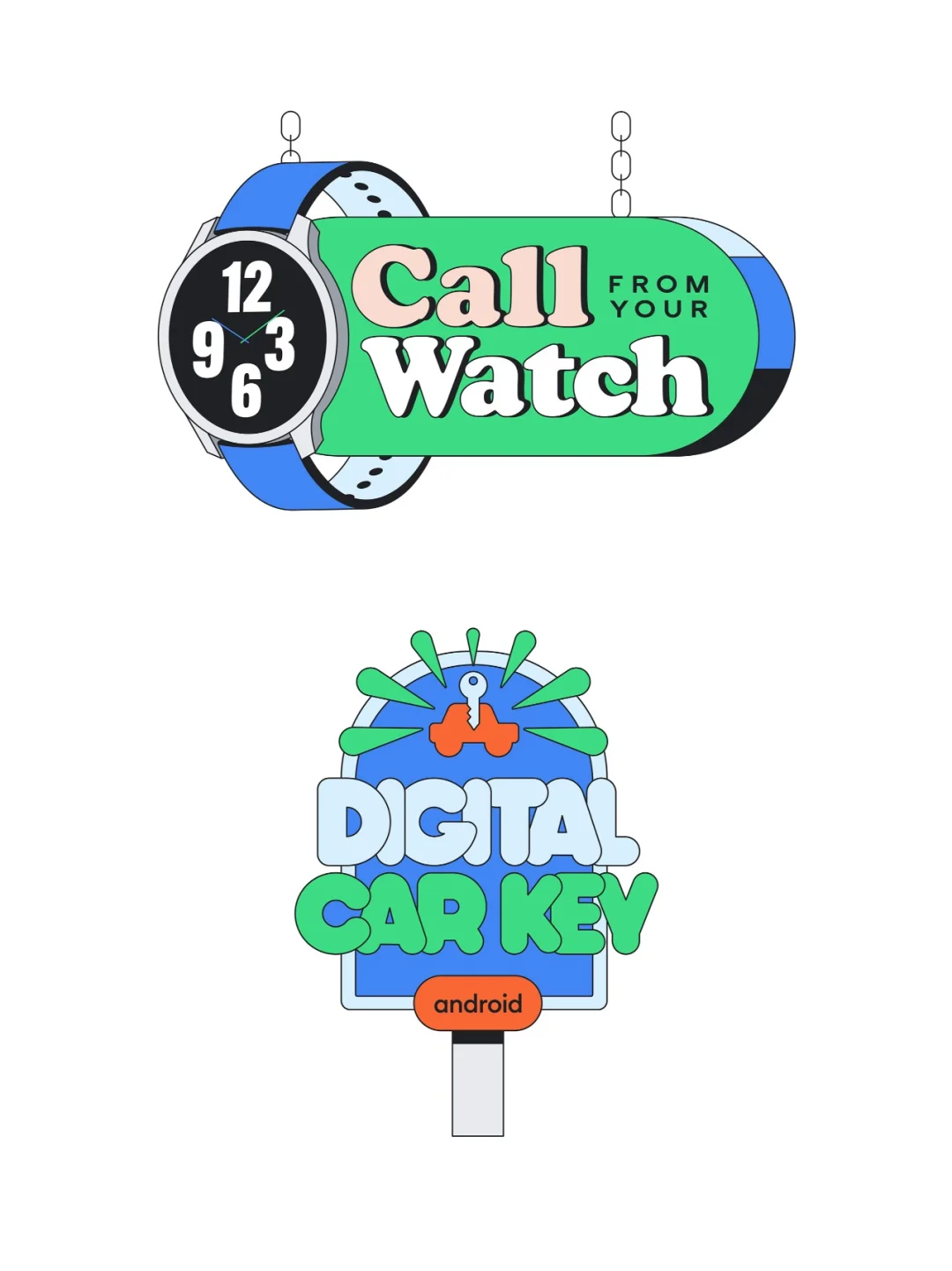 大型科技展会街道标识