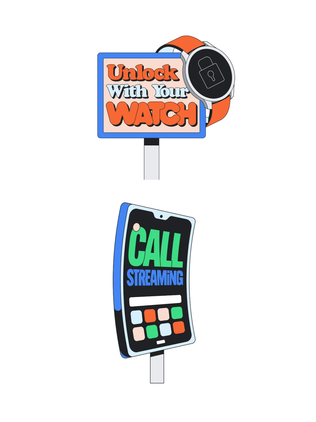 大型科技展会街道标识