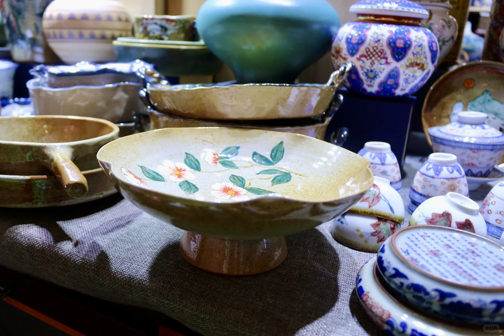 逛了一圈茶博会,挺失望的~