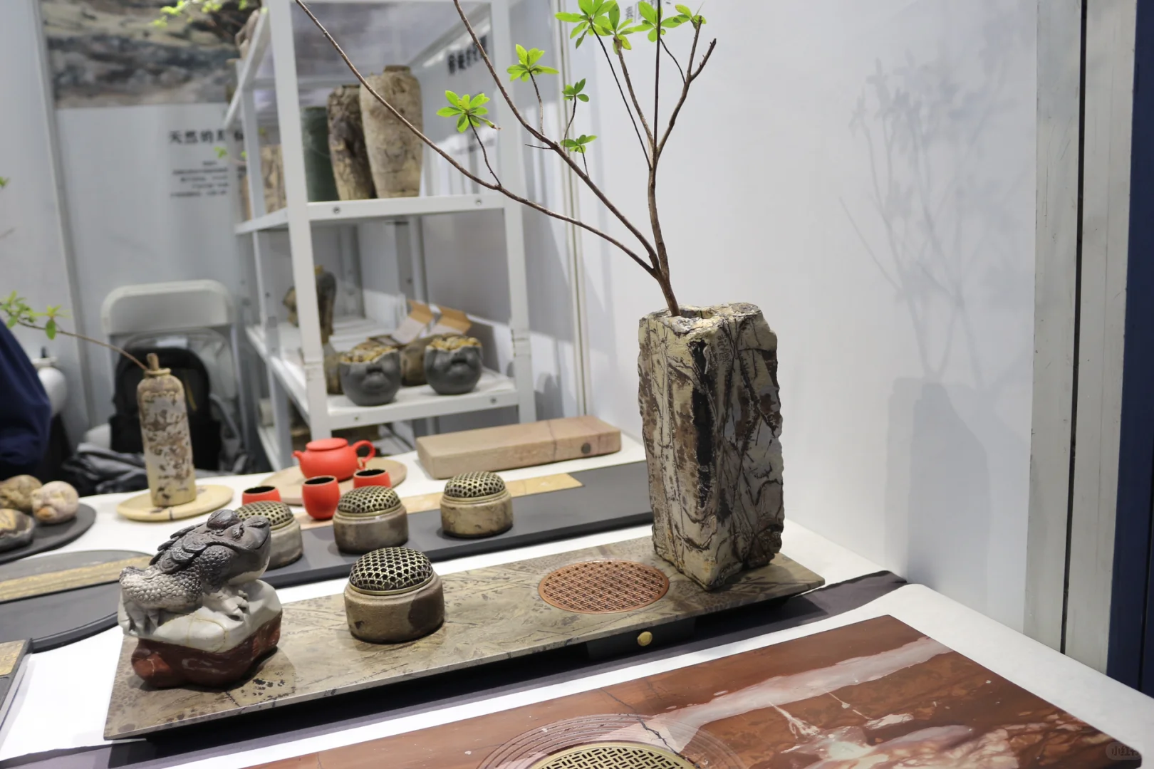 逛了一圈茶博会,挺失望的~