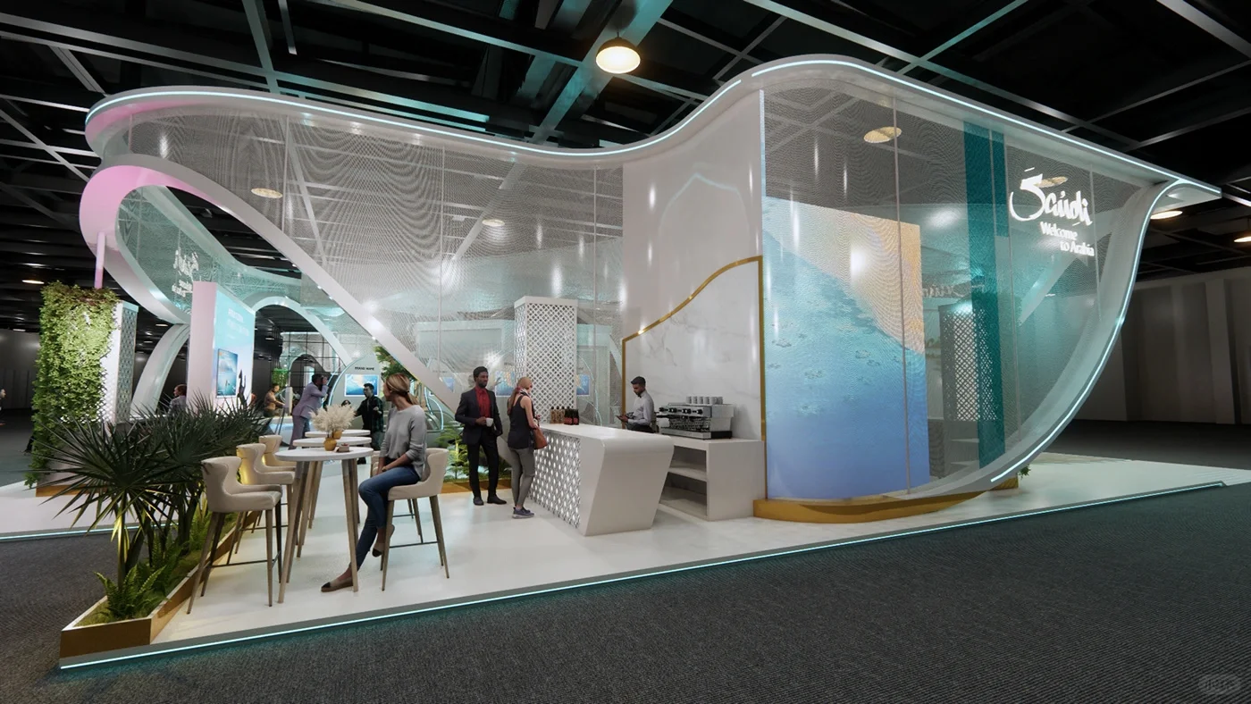 宝藏优雅现代艺术展台?案例分享｜传达品牌