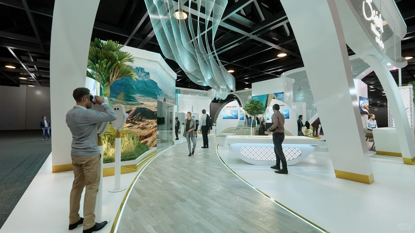 宝藏优雅现代艺术展台?案例分享｜传达品牌