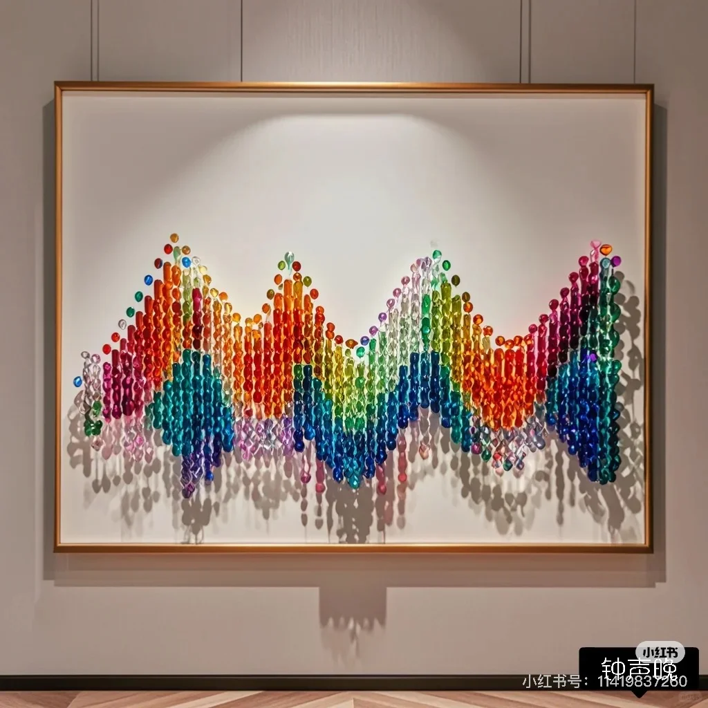 ?艺术装置｜珠子串成的展