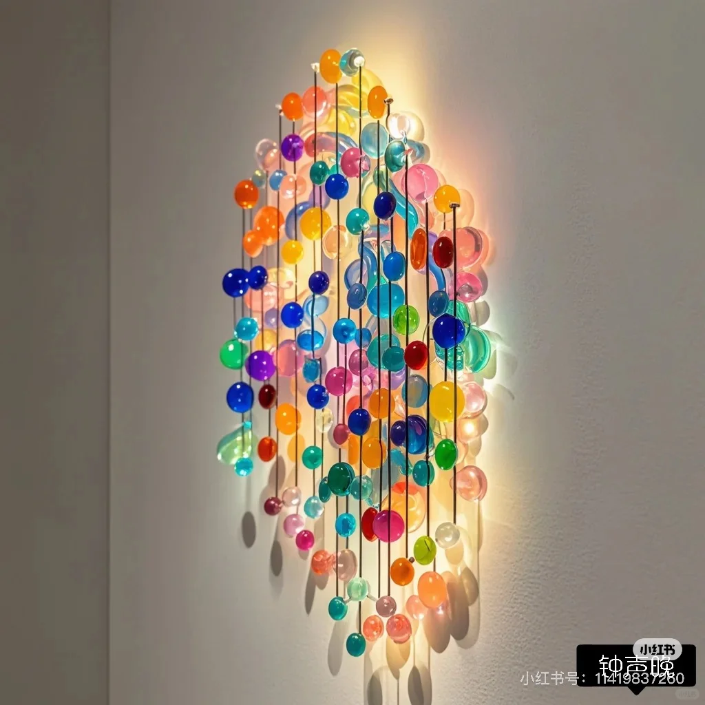 ?艺术装置｜珠子串成的展