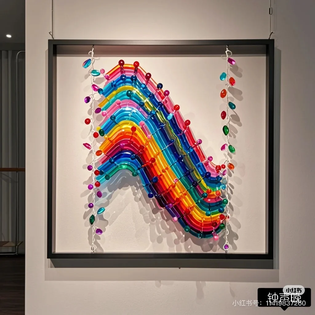 ?艺术装置｜珠子串成的展