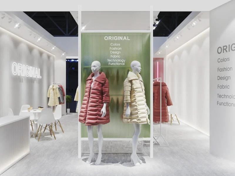 ?展会设计✖面料展｜灰色商务风创意